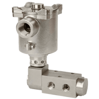 Bifold Pilot Operated Direct-Acting Solenoid Valve, BXS 5/2